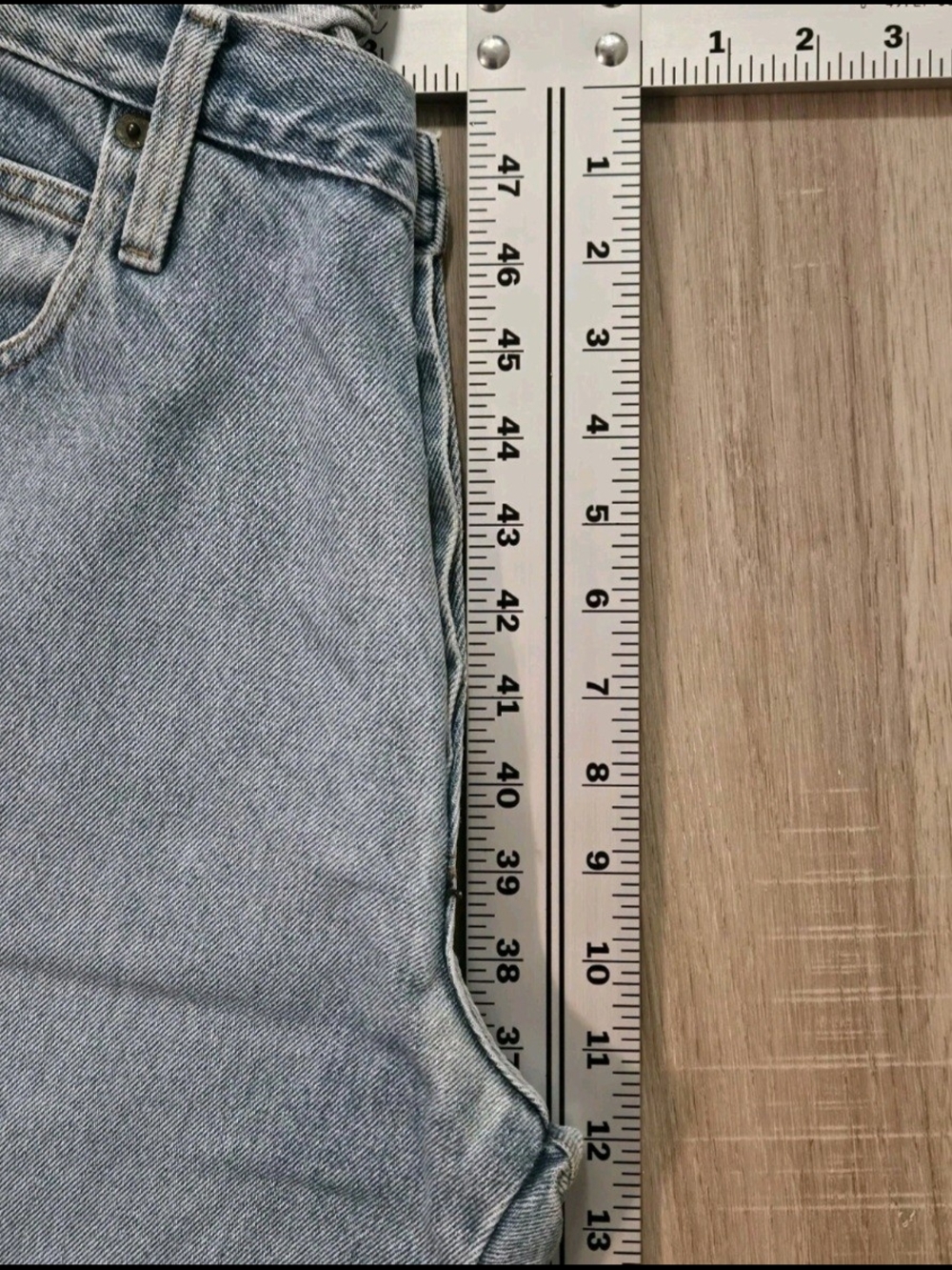 Armani Jeans Mens Blue Jeans Sz 34x32 Denim 90s Light Wash Straight Leg VTG USA - Picture 7 of 15